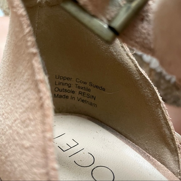 Sole Society Tan Peep Toe Cut Out Booties - Picture 9 of 9